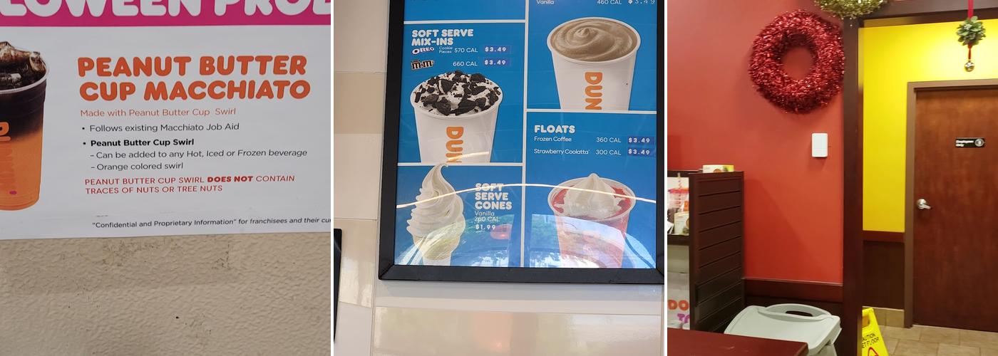 Dunkin' Menu