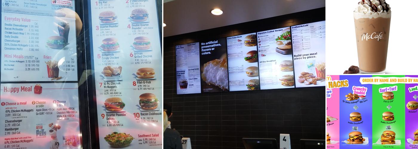 McDonald's Menu
