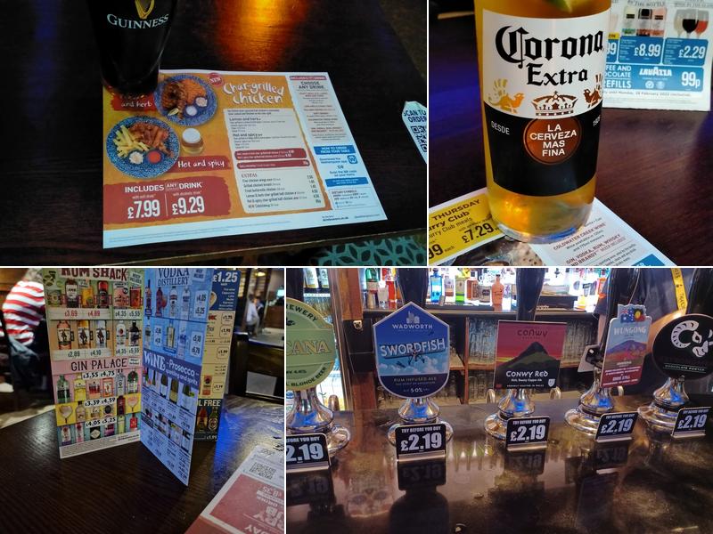 The Lime Kiln - JD Wetherspoon Menu