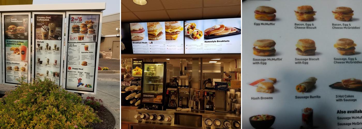 McDonald's Menu