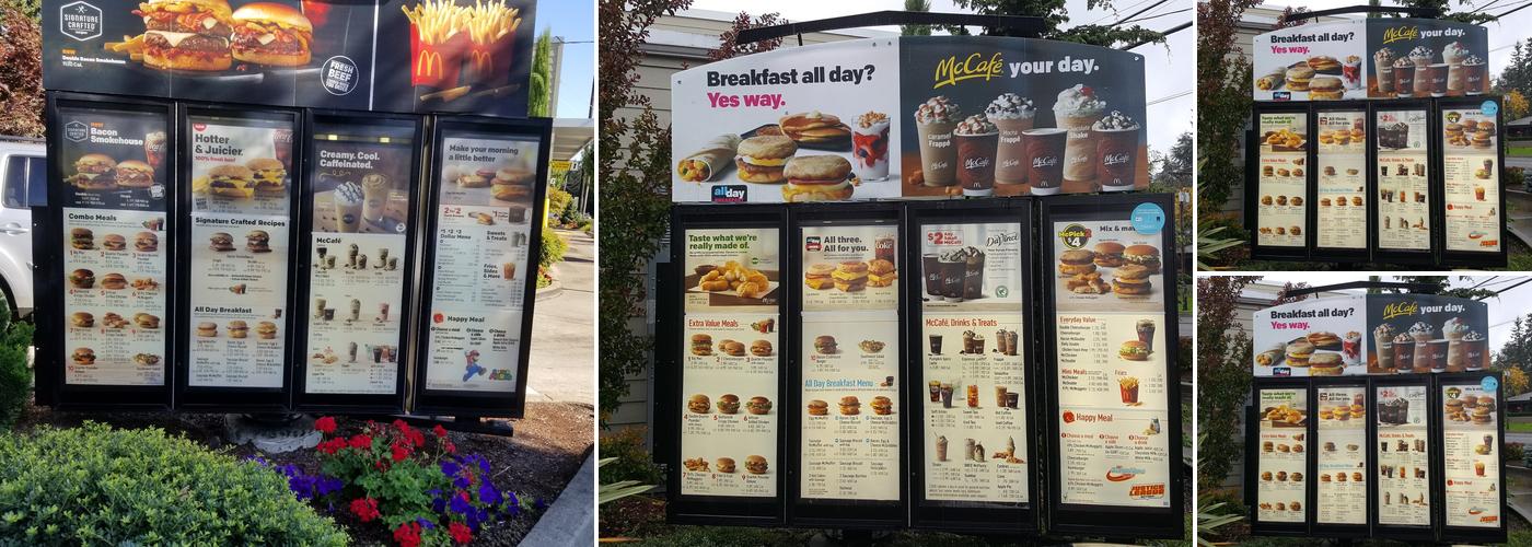 McDonald's Menu
