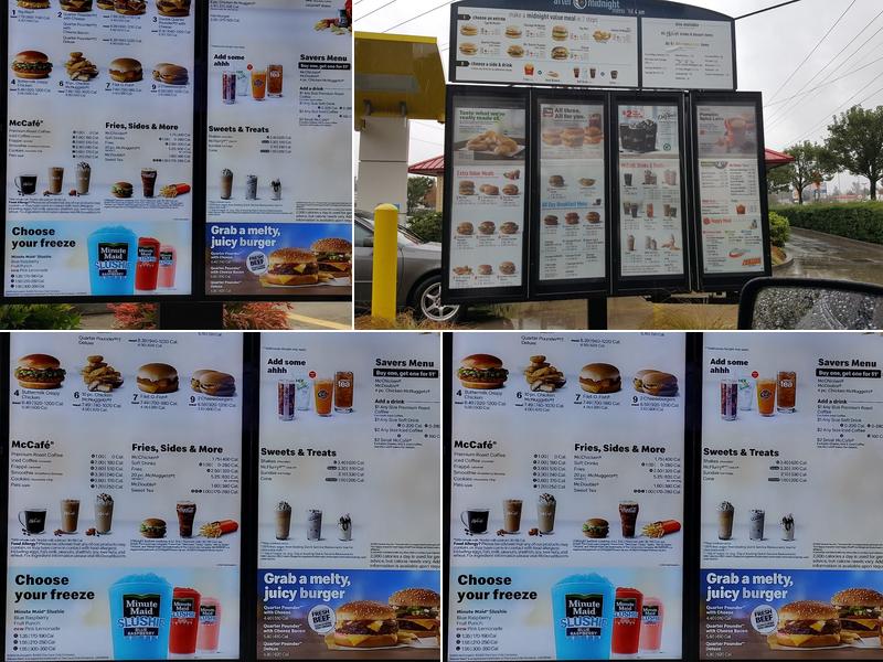 McDonald's Menu