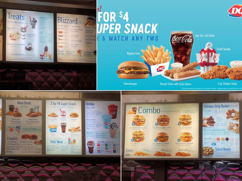 Dairy Queen Menu