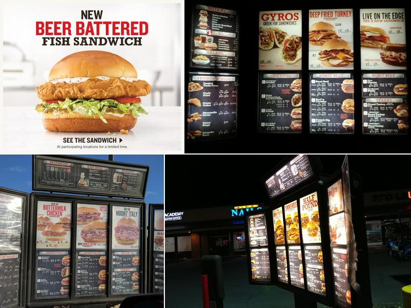 Arby's Menu