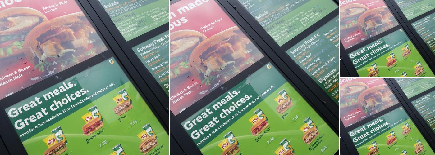 Subway Menu