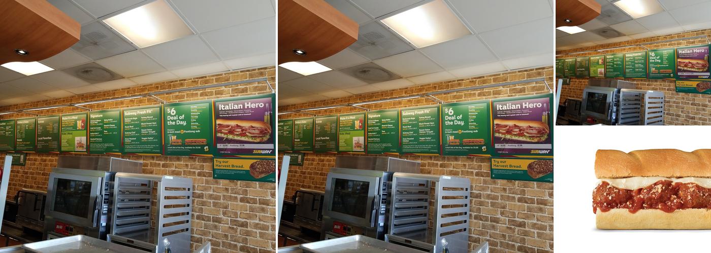 Subway Menu