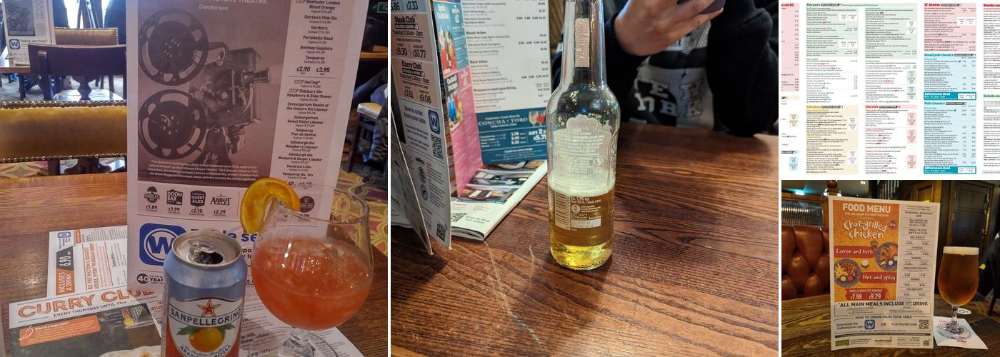 The Coliseum Picture Theatre Menu