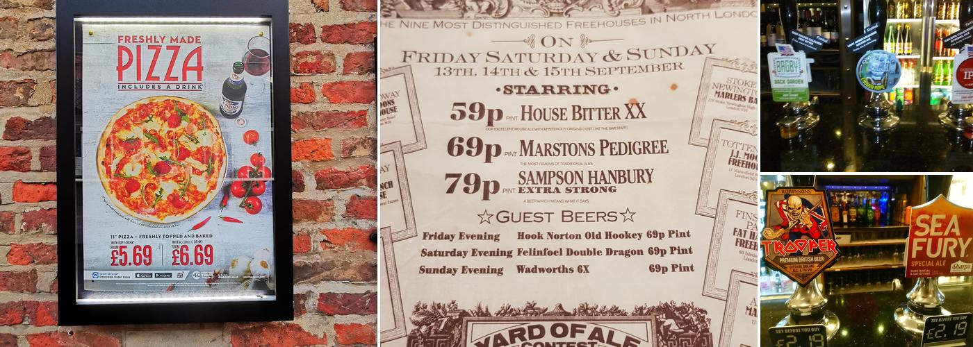 The Joseph Morton - JD Wetherspoon Menu