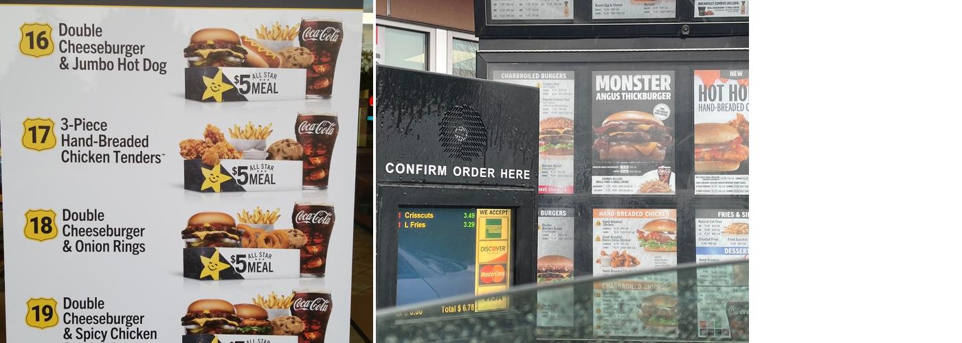 Carl’s Jr. Menu