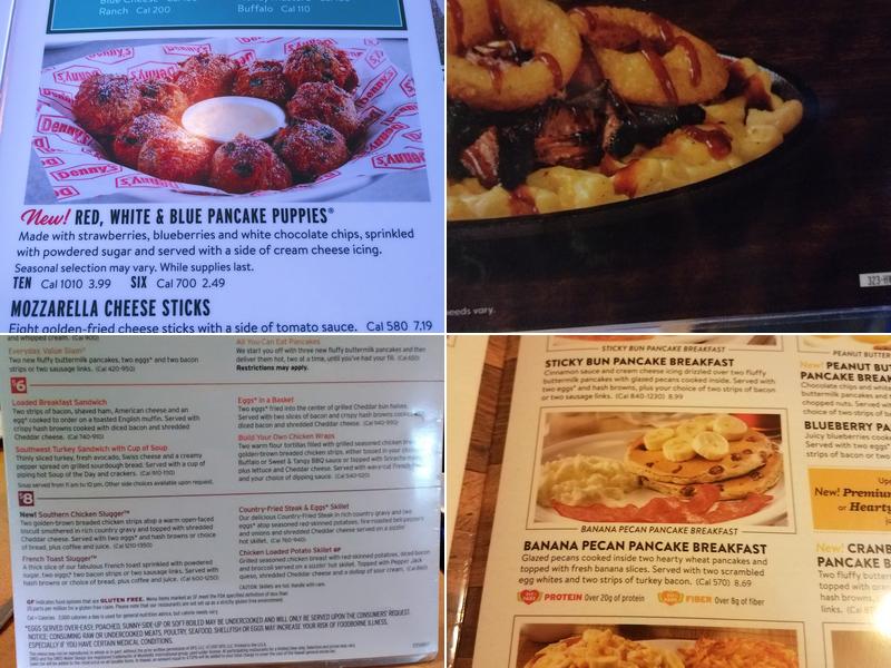 Denny's Menu