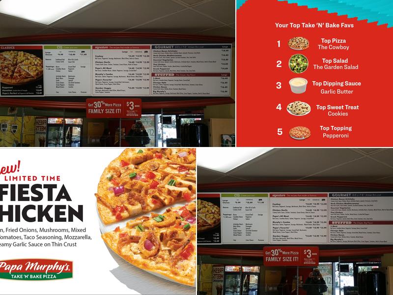 Papa Murphy's | Take 'N' Bake Pizza Menu