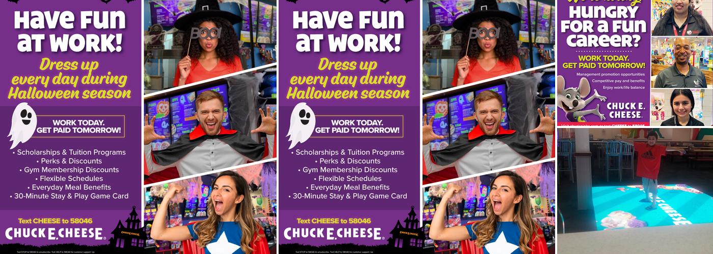 Chuck E. Cheese Menu