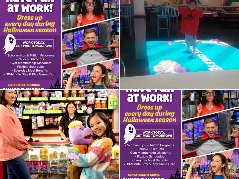 Chuck E. Cheese Menu