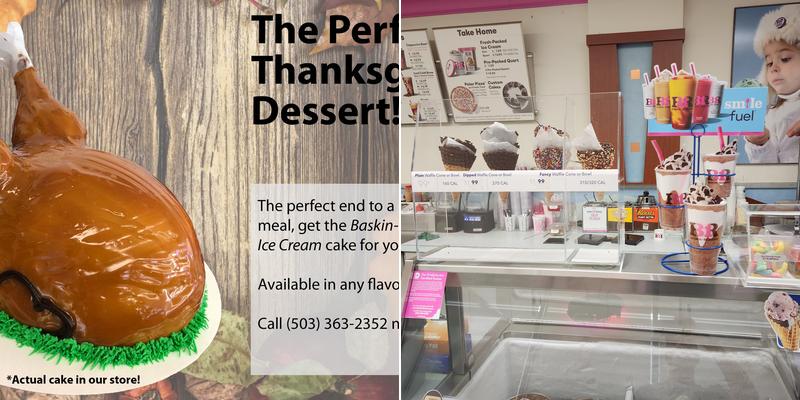 Baskin-Robbins Menu