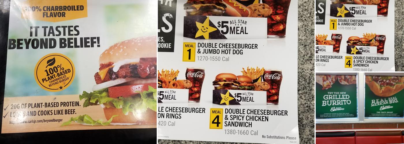Carl’s Jr. Menu