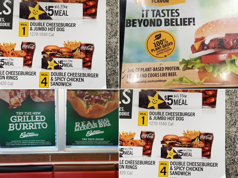 Carl’s Jr. Menu