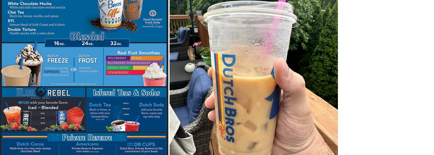 Dutch Bros Coffee Menu