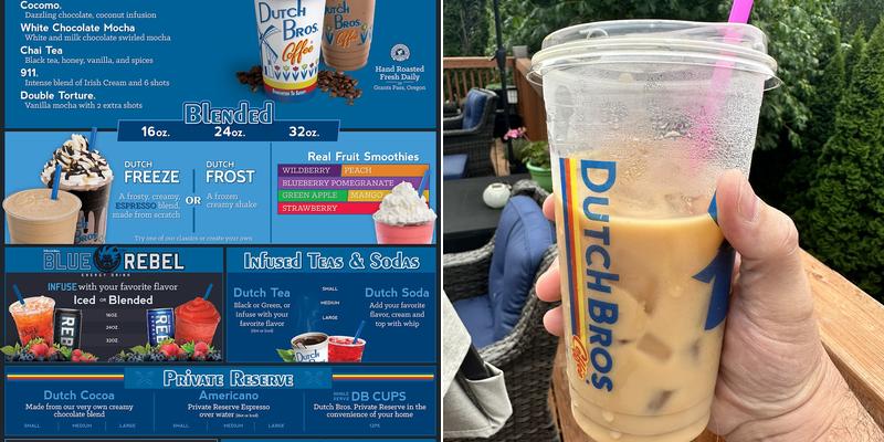 Dutch Bros Coffee Menu