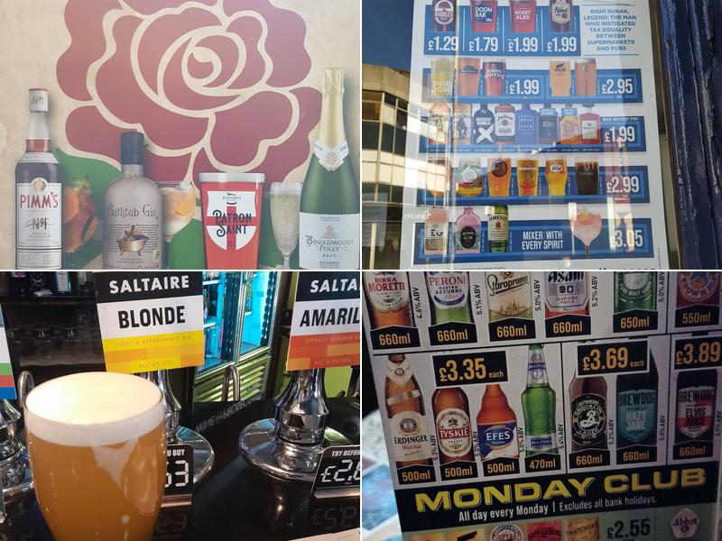 The Yarborough Hotel Menu