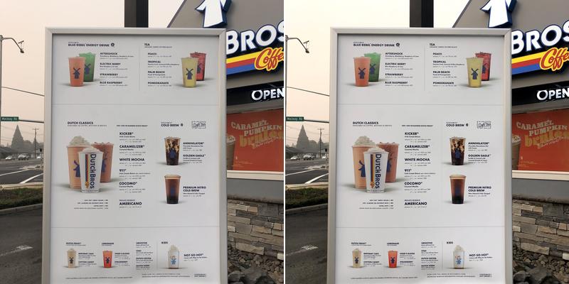 Dutch Bros Coffee Menu