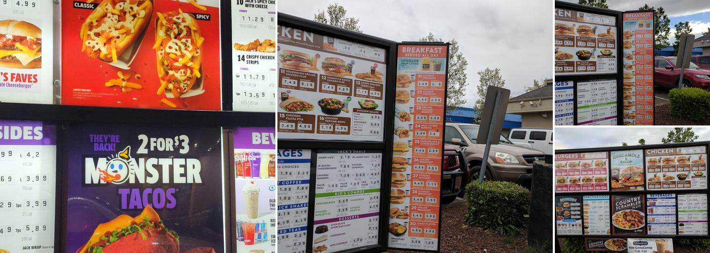 Jack In The Box Menu