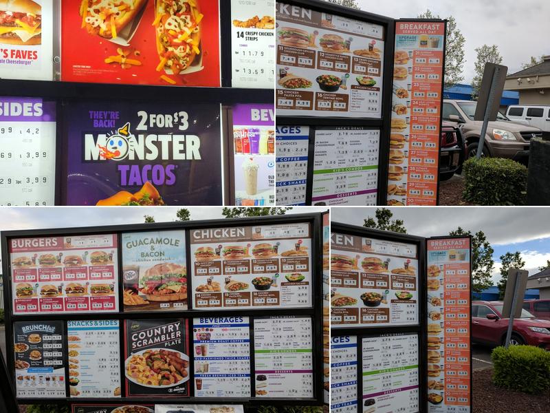 Jack In The Box Menu
