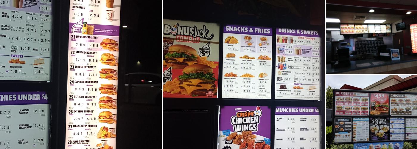 Jack In The Box Menu