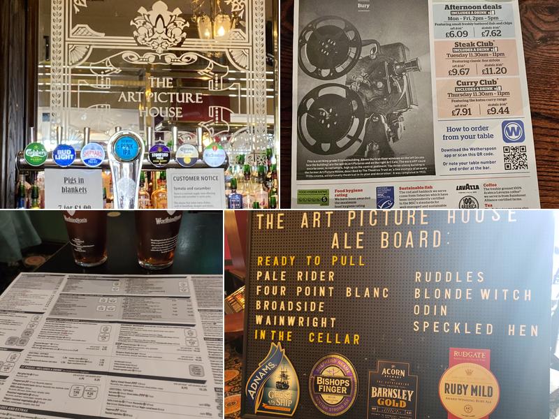 The Art Picture House - JD Wetherspoon Menu