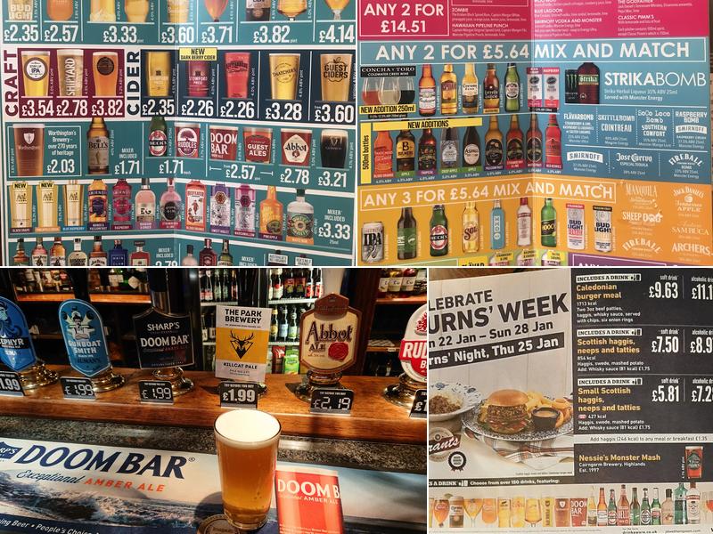 The Watch House - JD Wetherspoon Menu