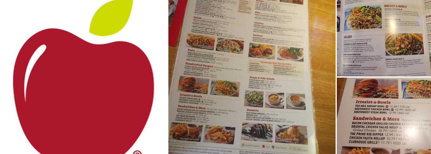 Applebee's Grill + Bar Menu