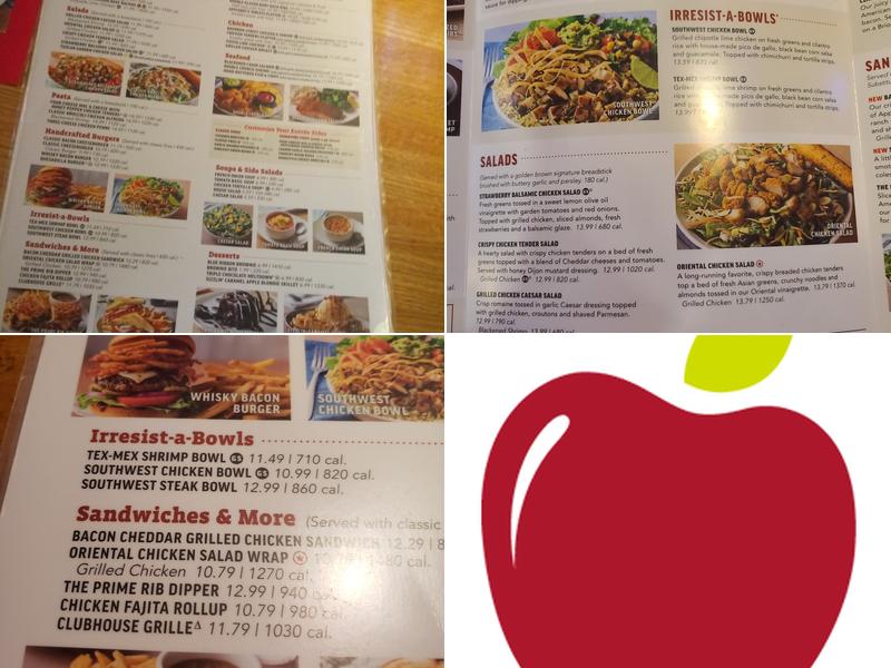 Applebee's Grill + Bar Menu