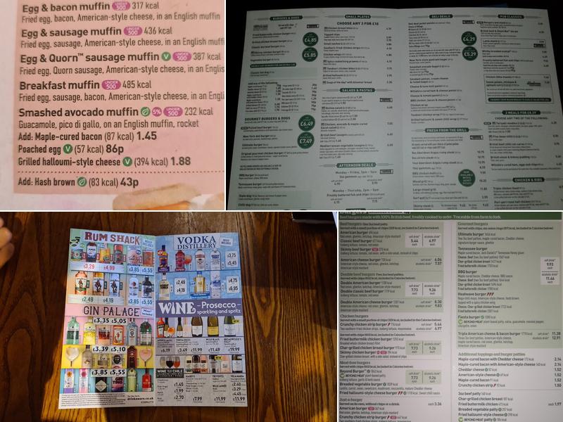 The Crown - JD Wetherspoon Menu