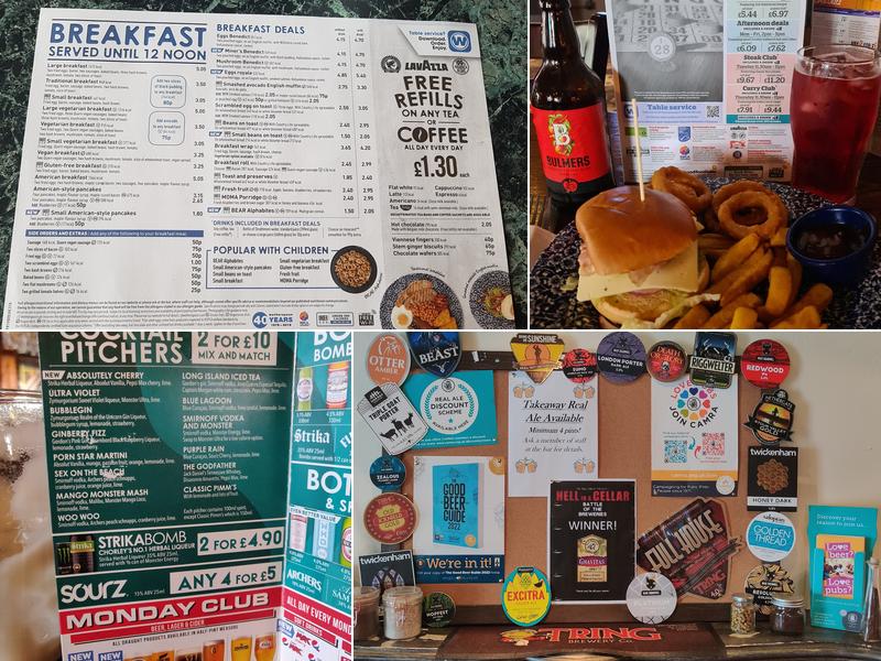 The Full House - JD Wetherspoon Menu