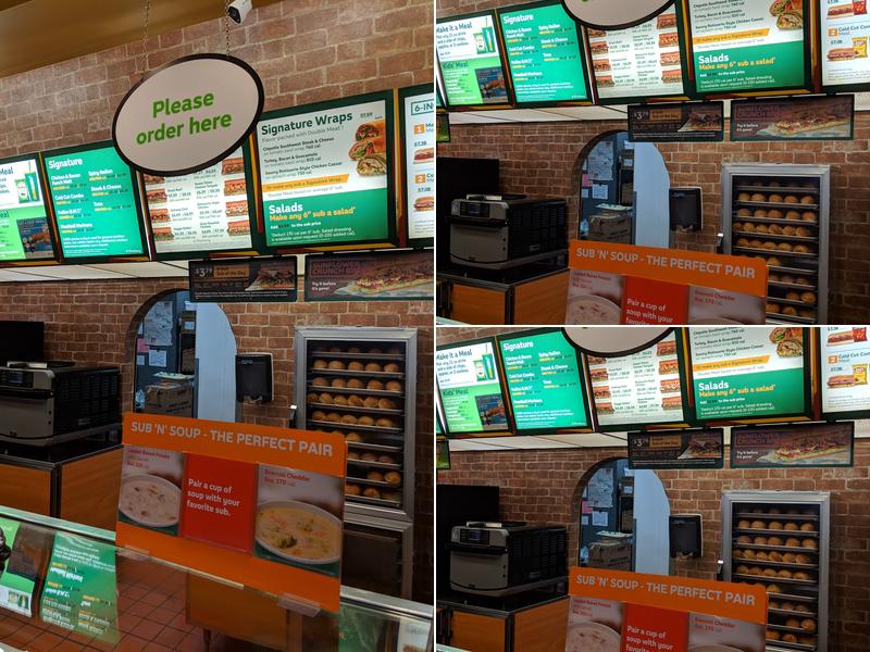 Subway Menu
