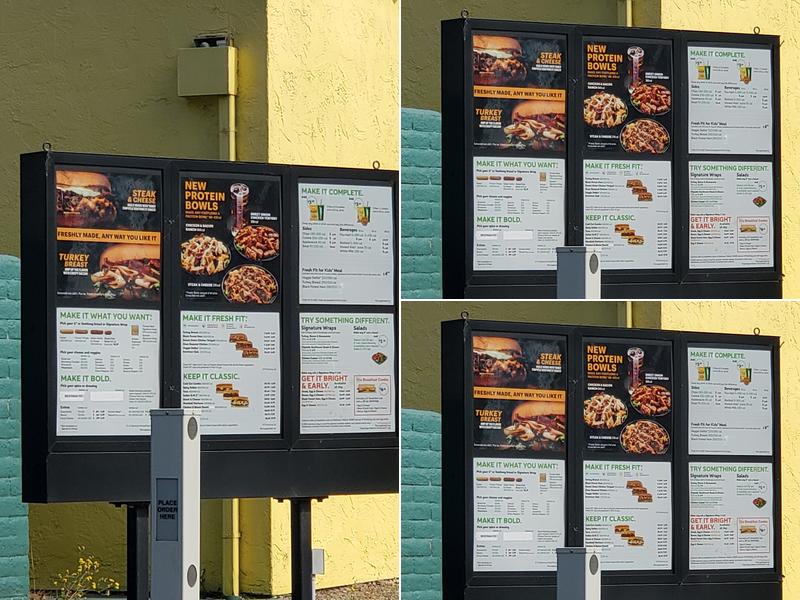 Subway Menu