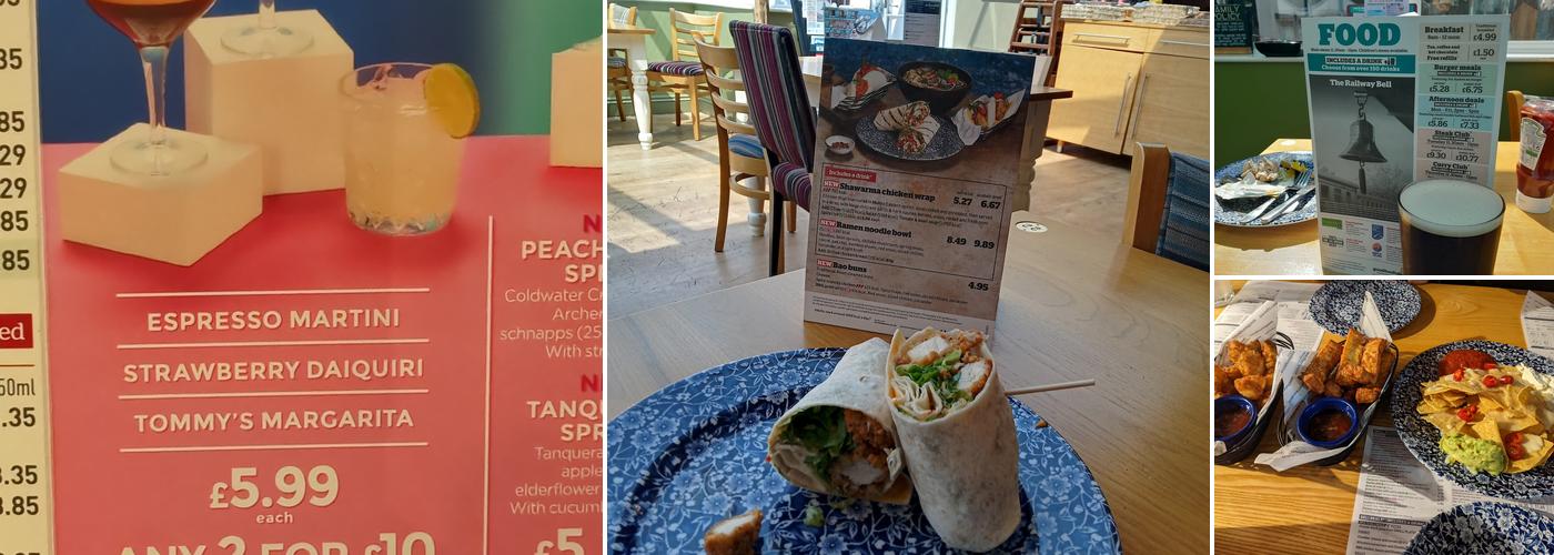 The Railway Bell - JD Wetherspoon Menu