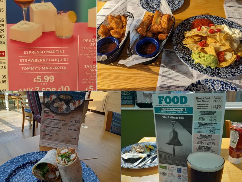 The Railway Bell - JD Wetherspoon Menu