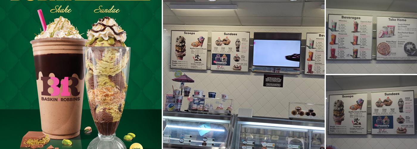 Baskin-Robbins Menu