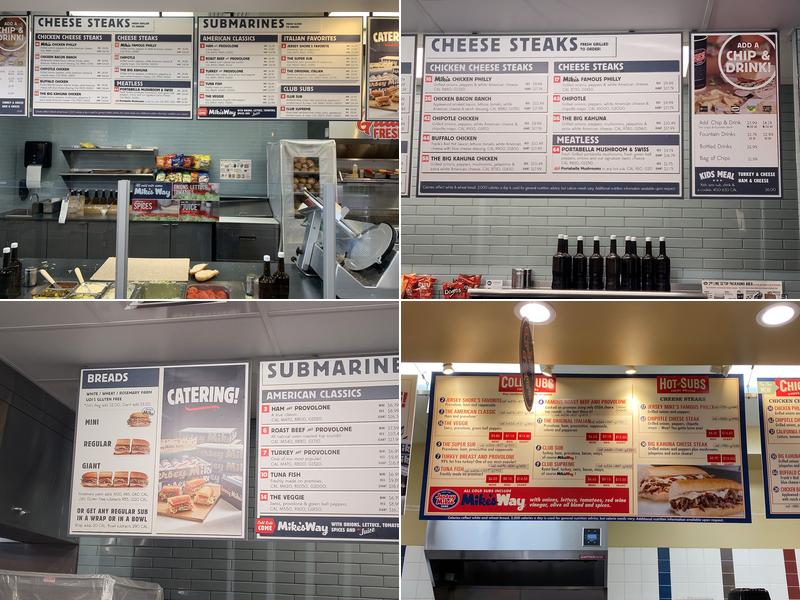 Jersey Mike's Subs Menu