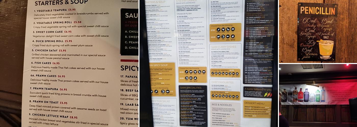 The Three Wishes Menu