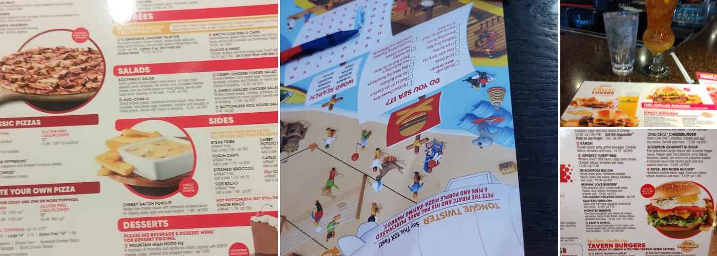 Red Robin Gourmet Burgers and Brews Menu