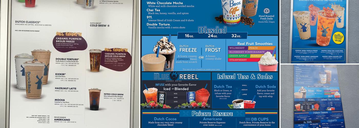 Dutch Bros Coffee Menu