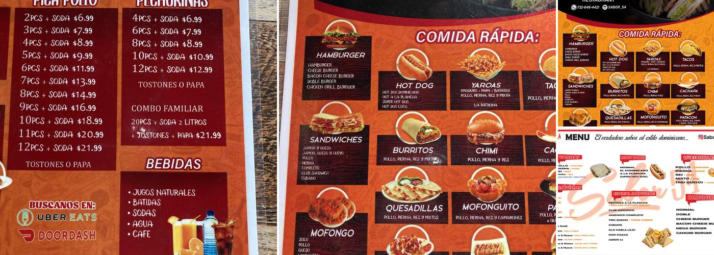 Sazon De Mama Menu
