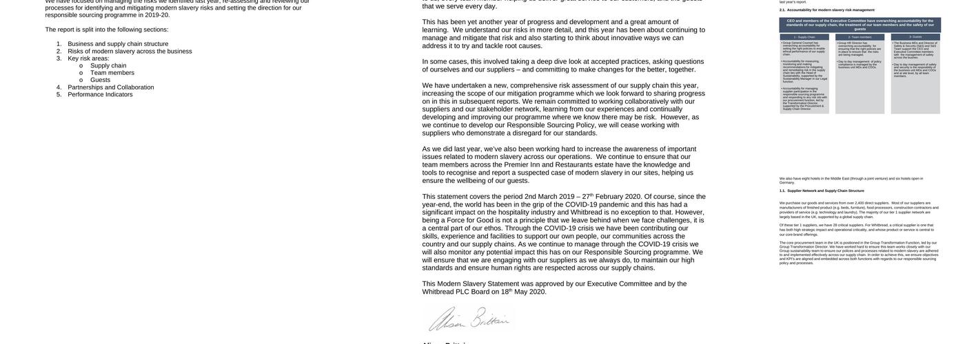 Premier Inn Farnborough West (Southwood) hotel Menu