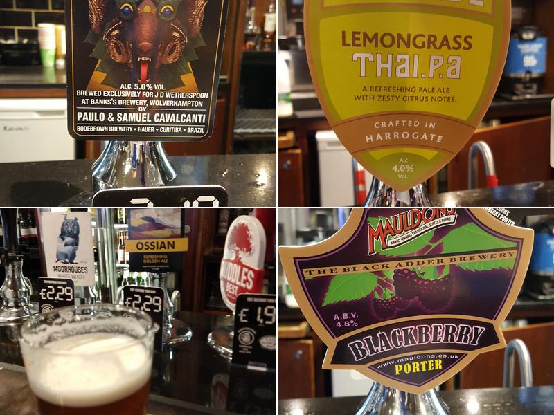 The Moon Under Water Menu