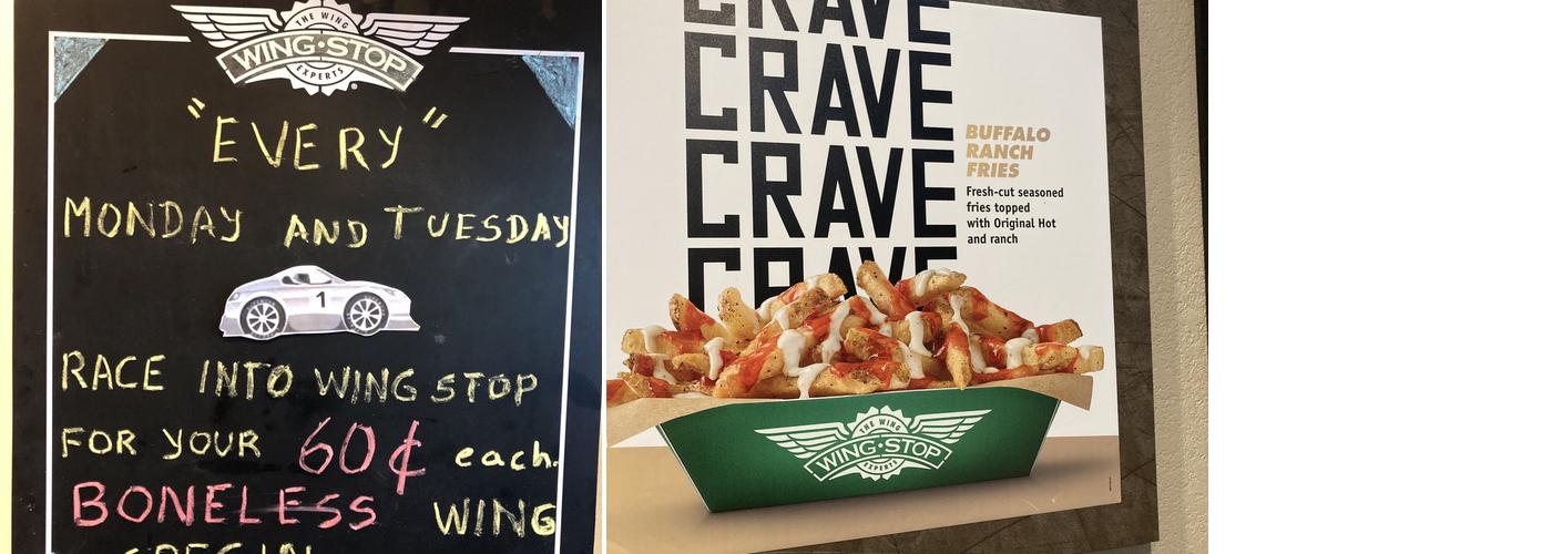 Wingstop Menu