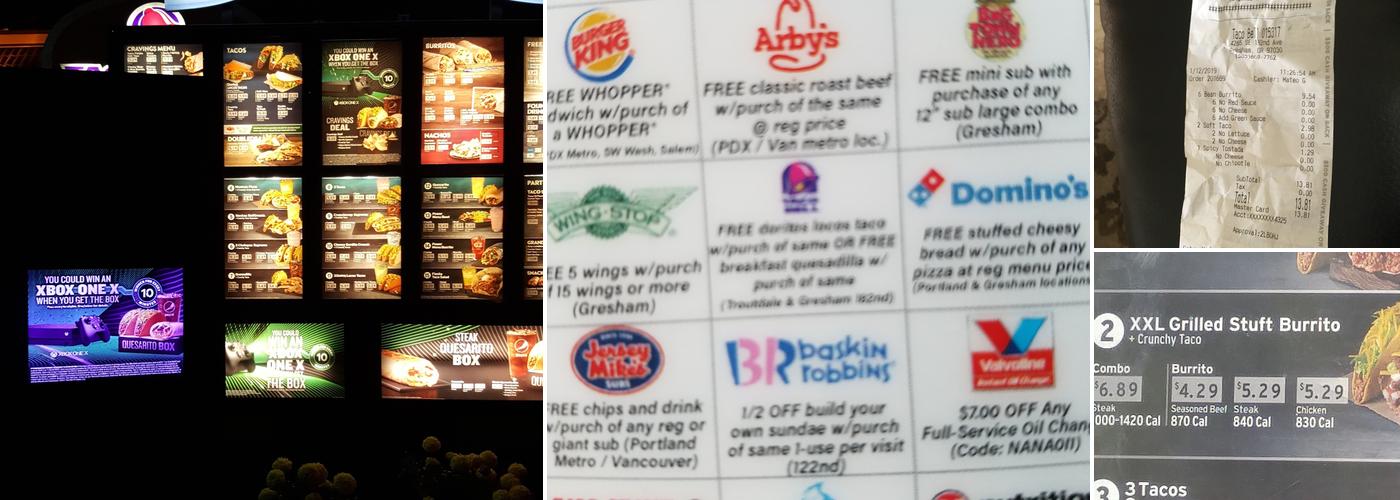 Taco Bell Menu
