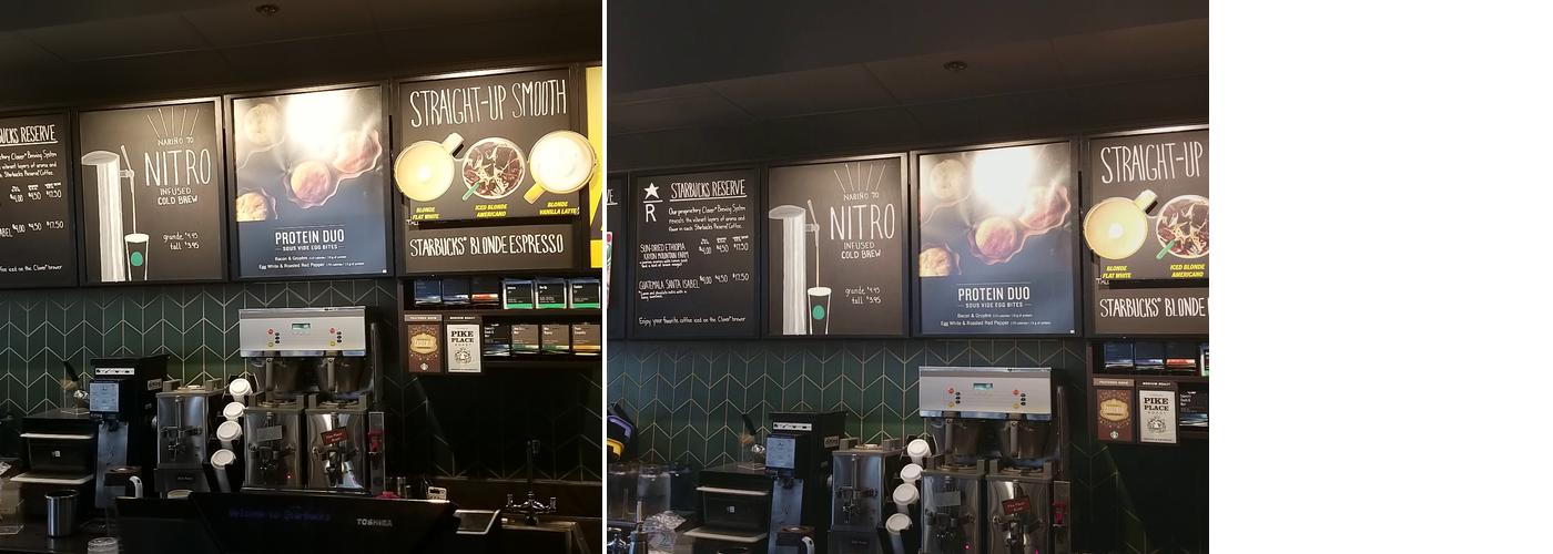 Starbucks Coffee Company Menu