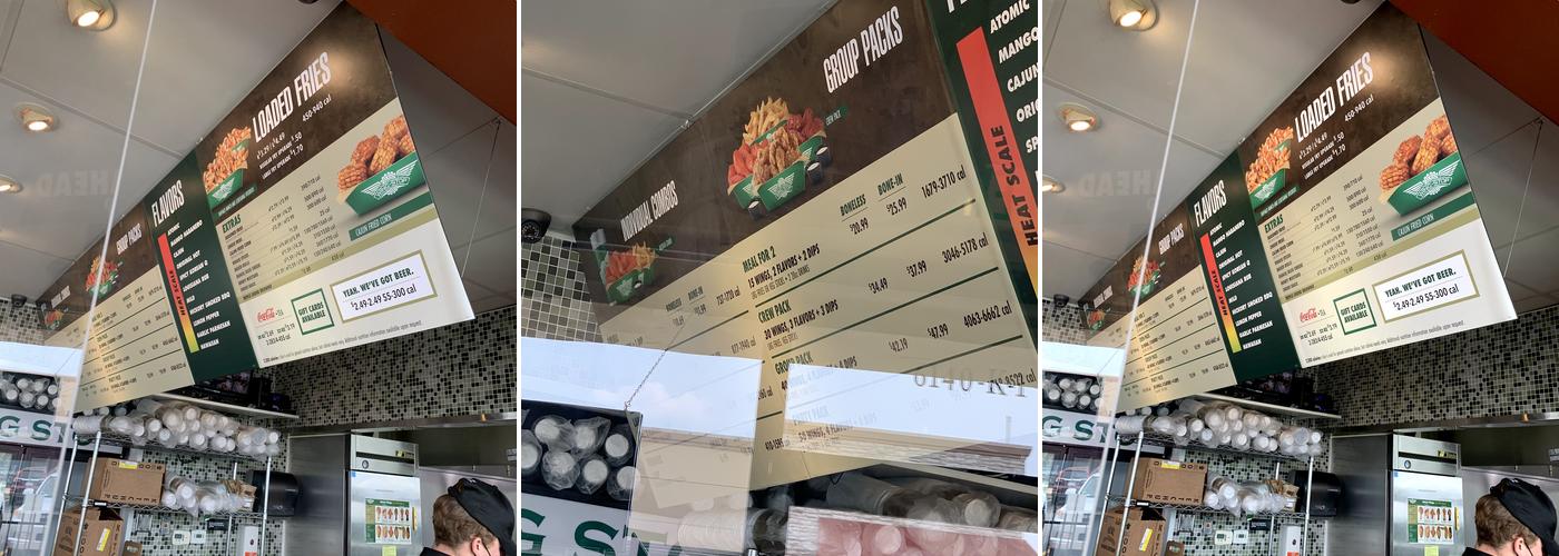 Wingstop Menu