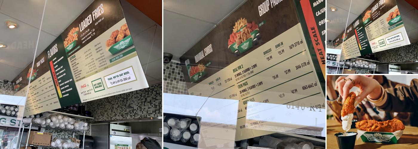 Wingstop Menu